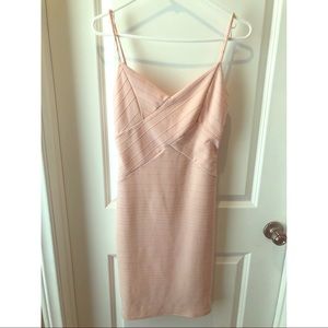 Blush Pink Midi Dress